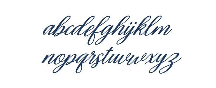 Decembery Italic Lowercase
