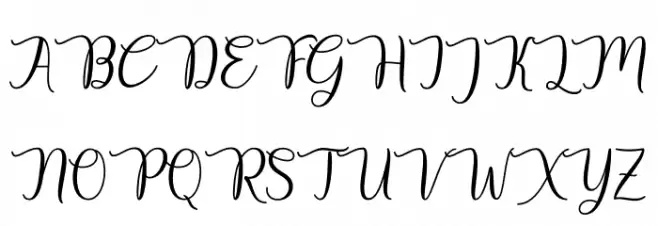 Decembery Шрифта ВЕРХНИЙ