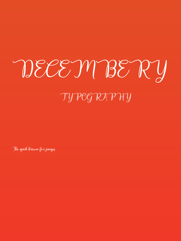 Decembery Poster