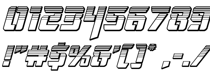 Deceptibots Chromium Italic Font OTHER CHARS