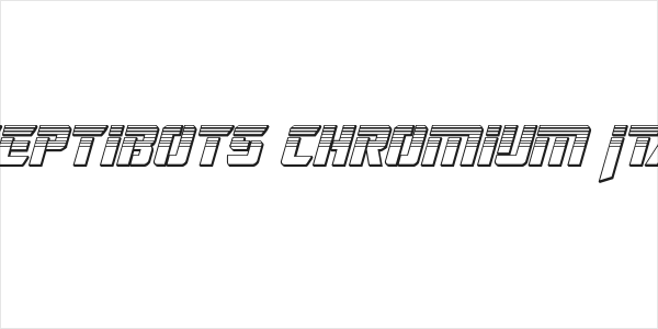 Deceptibots Chromium Italic Logo