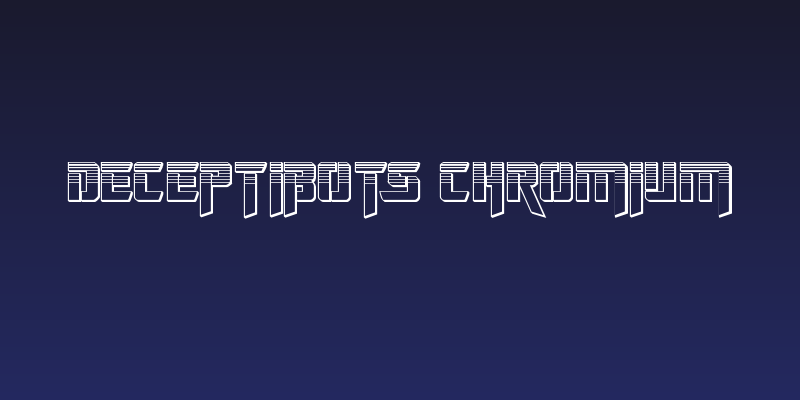 Deceptibots Chromium Social Header