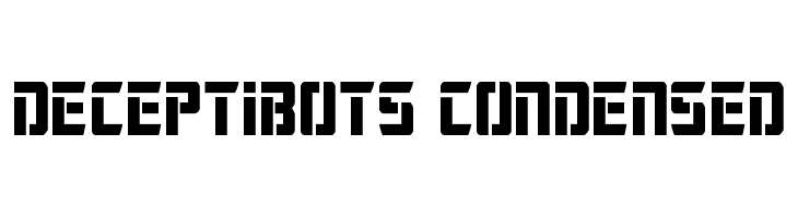 Deceptibots Condensed Caratteri