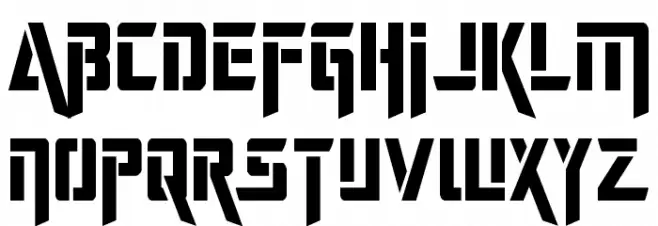 Deceptibots Condensed Fonte MAIÚSCULAS