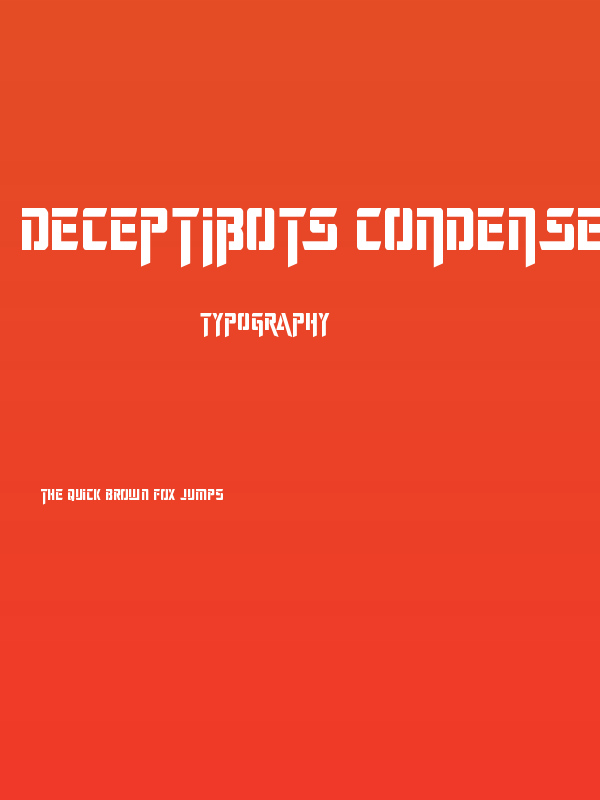 Deceptibots Condensed Poster
