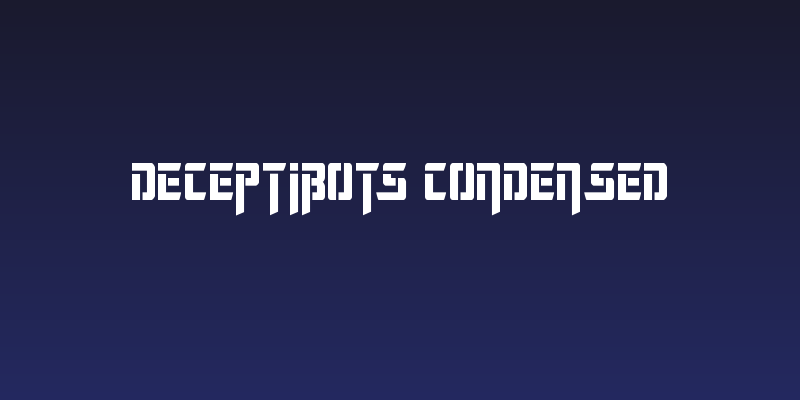 Deceptibots Condensed Social Header