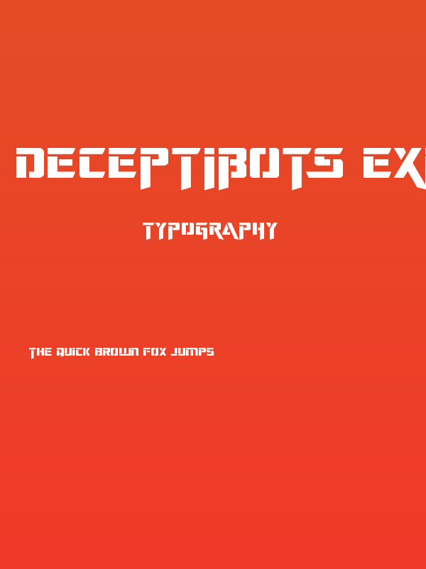 Deceptibots Expanded Poster