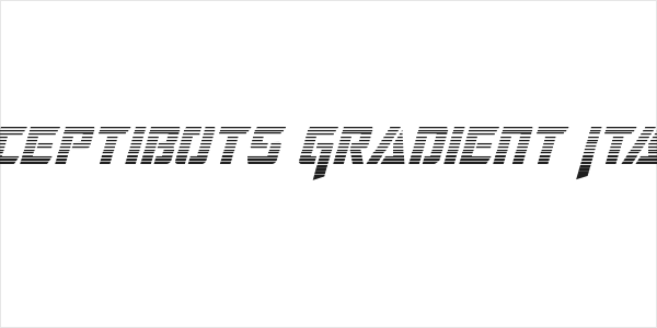 Deceptibots Gradient Italic Logo