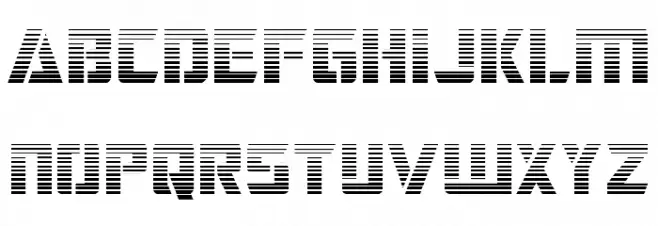 Deceptibots Gradient Fonte MINÚSCULAS