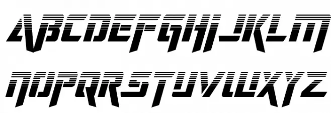 Deceptibots Halftone Italic フォント 大文字