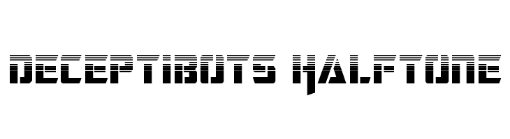 Deceptibots Halftone फ़ॉन्ट