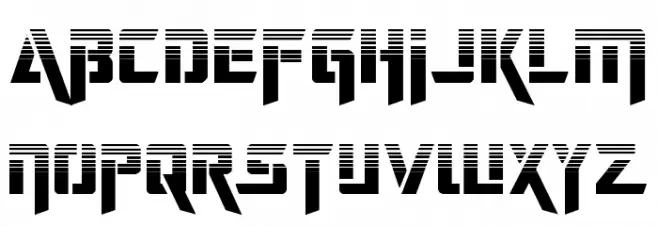 Deceptibots Halftone Polices MAJUSCULES