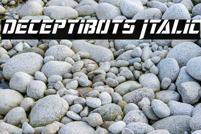 Deceptibots Italic Example 3