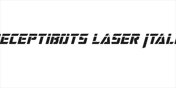 Deceptibots Laser Italic Logo