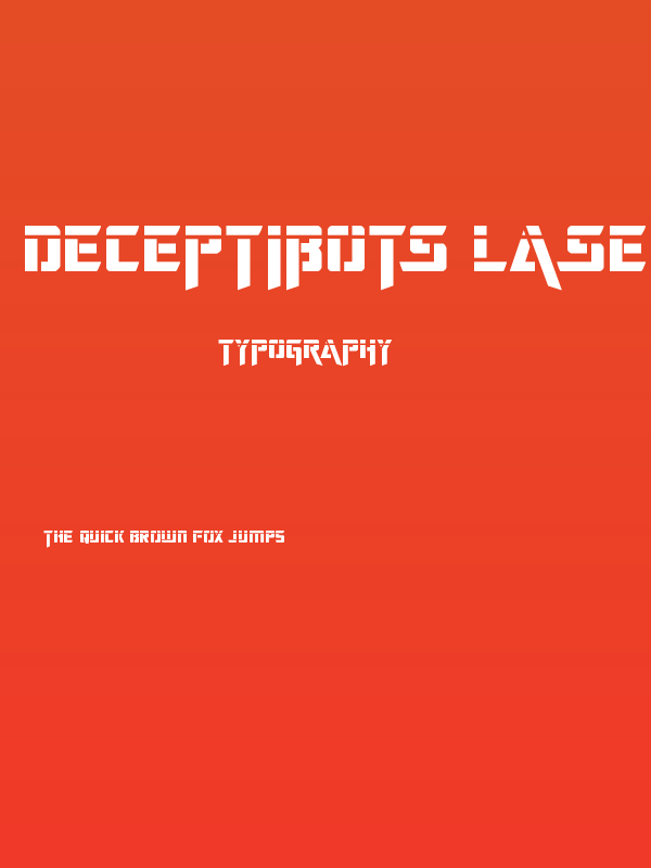 Deceptibots Laser Poster