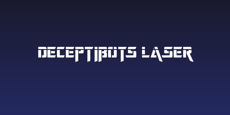 Deceptibots Laser Social Header
