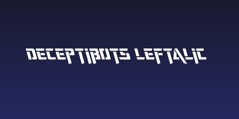 Deceptibots Leftalic Social Header