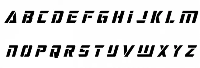 Deceptibots Title Italic خط أحرف صغيرة