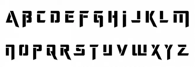 Deceptibots Title 字体 大写