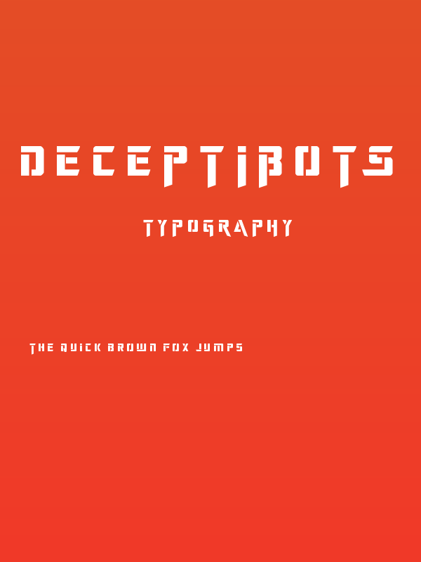 Deceptibots Title Poster