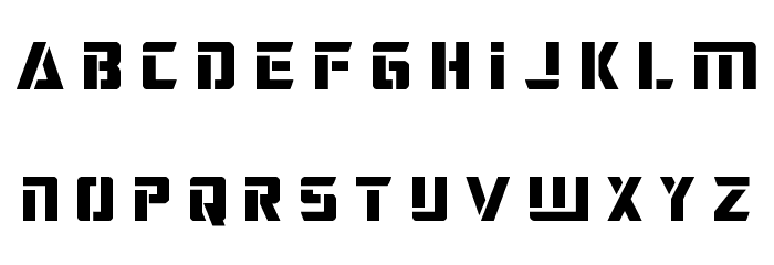 Deceptibots Title Font LOWERCASE