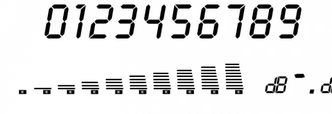 Decibel Dingbats Font OTHER CHARS