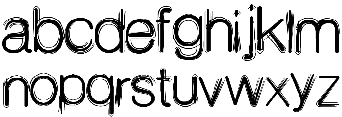 Decibel Font LOWERCASE