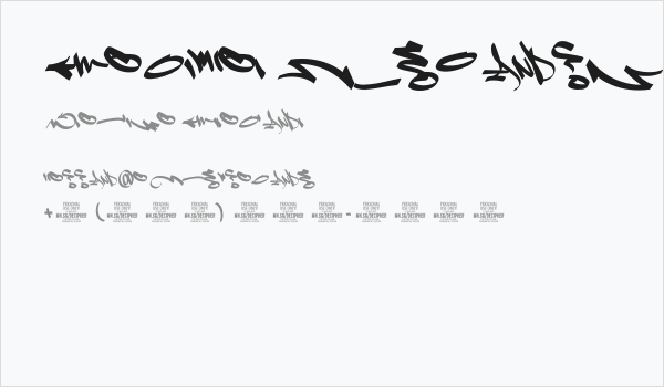 Decipher Symbols PERSONAL USE Regular Business Card