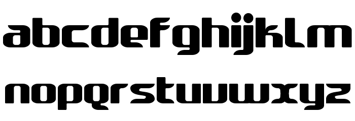 Decipher Font LOWERCASE