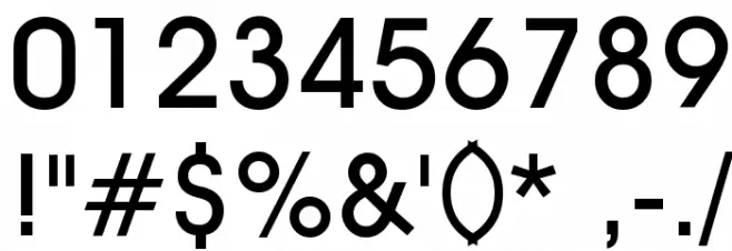 Decker-Bold Font OTHER CHARS