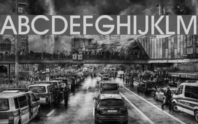 Decker-Bold Font examples