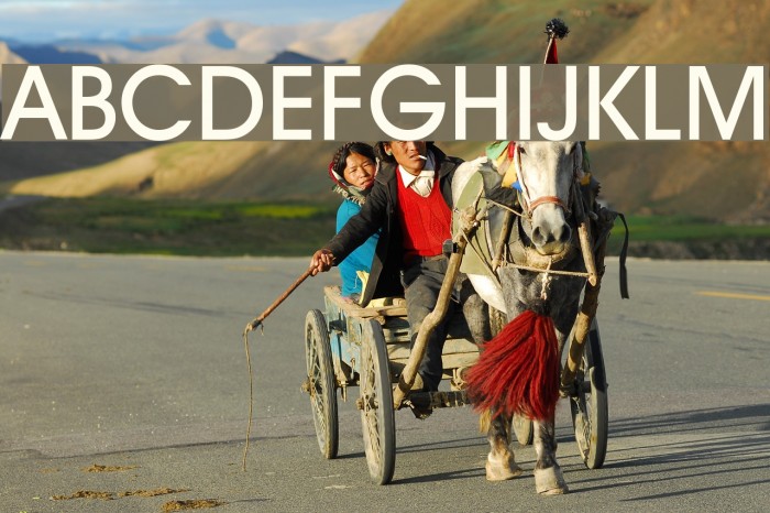 Decker-Bold फ़ॉन्ट examples