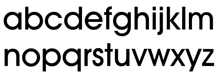 Decker-Bold Font LOWERCASE