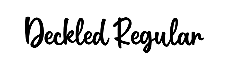 Deckled Regular  font caratteri gratis