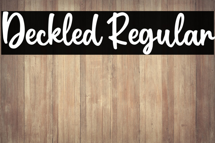 Deckled Regular Example 1