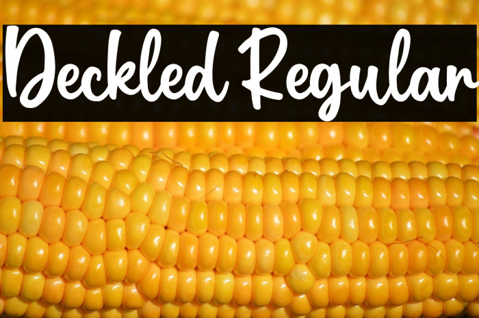 Deckled Regular Example 2