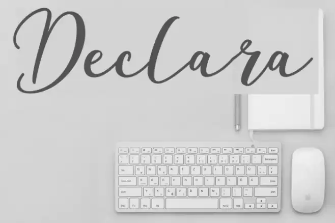 Declara Font examples