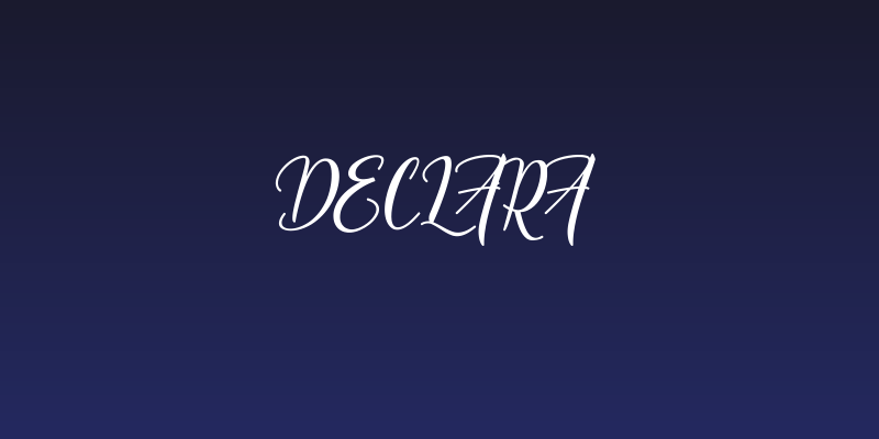 Declara Social Header