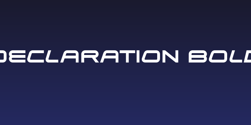 Declaration Bold Social Header