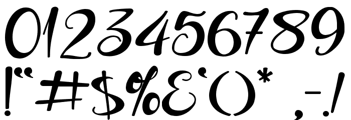 Declaration of love - Personal Font OTHER CHARS