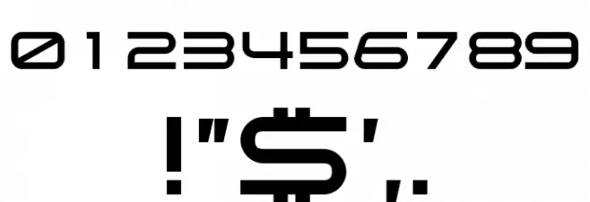 Declaration Font OTHER CHARS