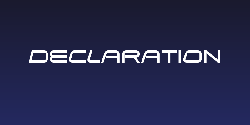 Declaration Social Header