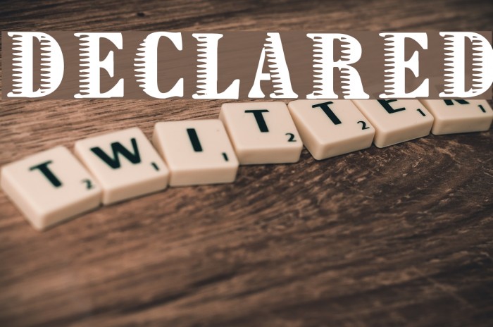 Declared Font examples