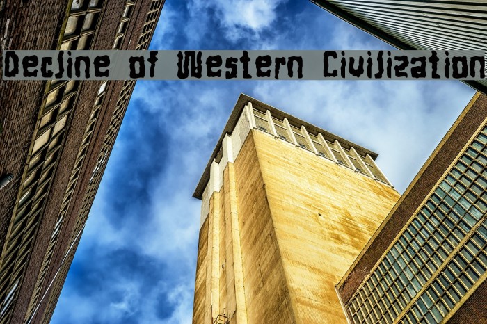 Decline of Western Civilization Font examples