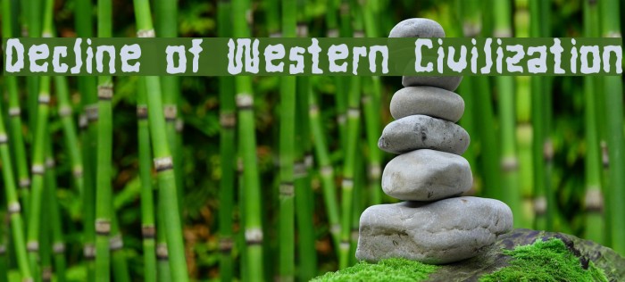 Decline of Western Civilization Font examples