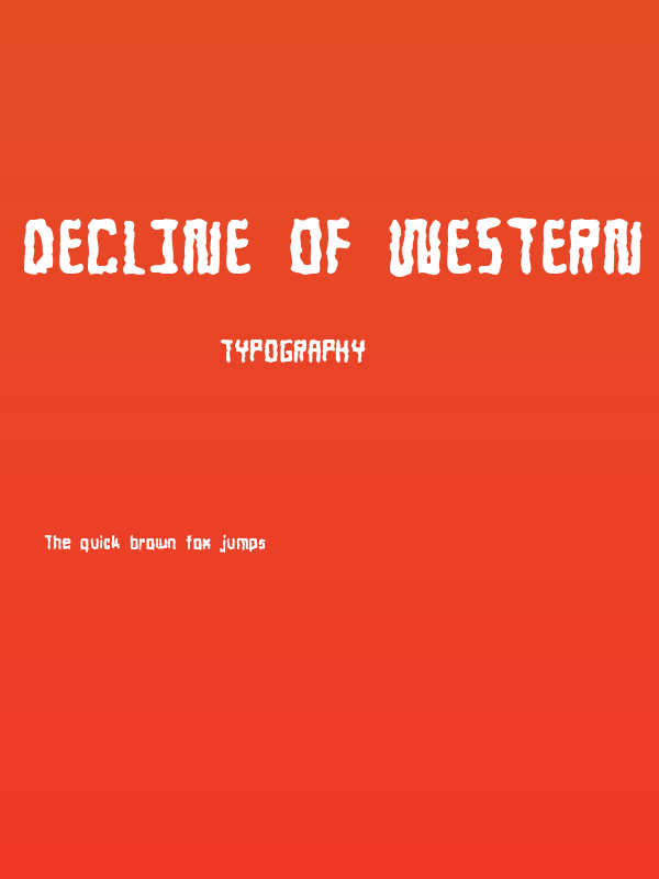 Decline of Western Civilization Poster