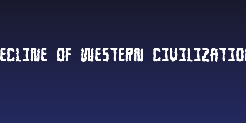Decline of Western Civilization Social Header