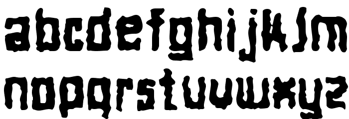 Decline of Western Civilization Font LOWERCASE
