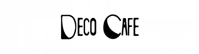 Deco Cafe  フリーフォントのダウンロード