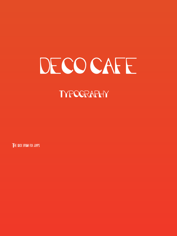 Deco Cafe Poster